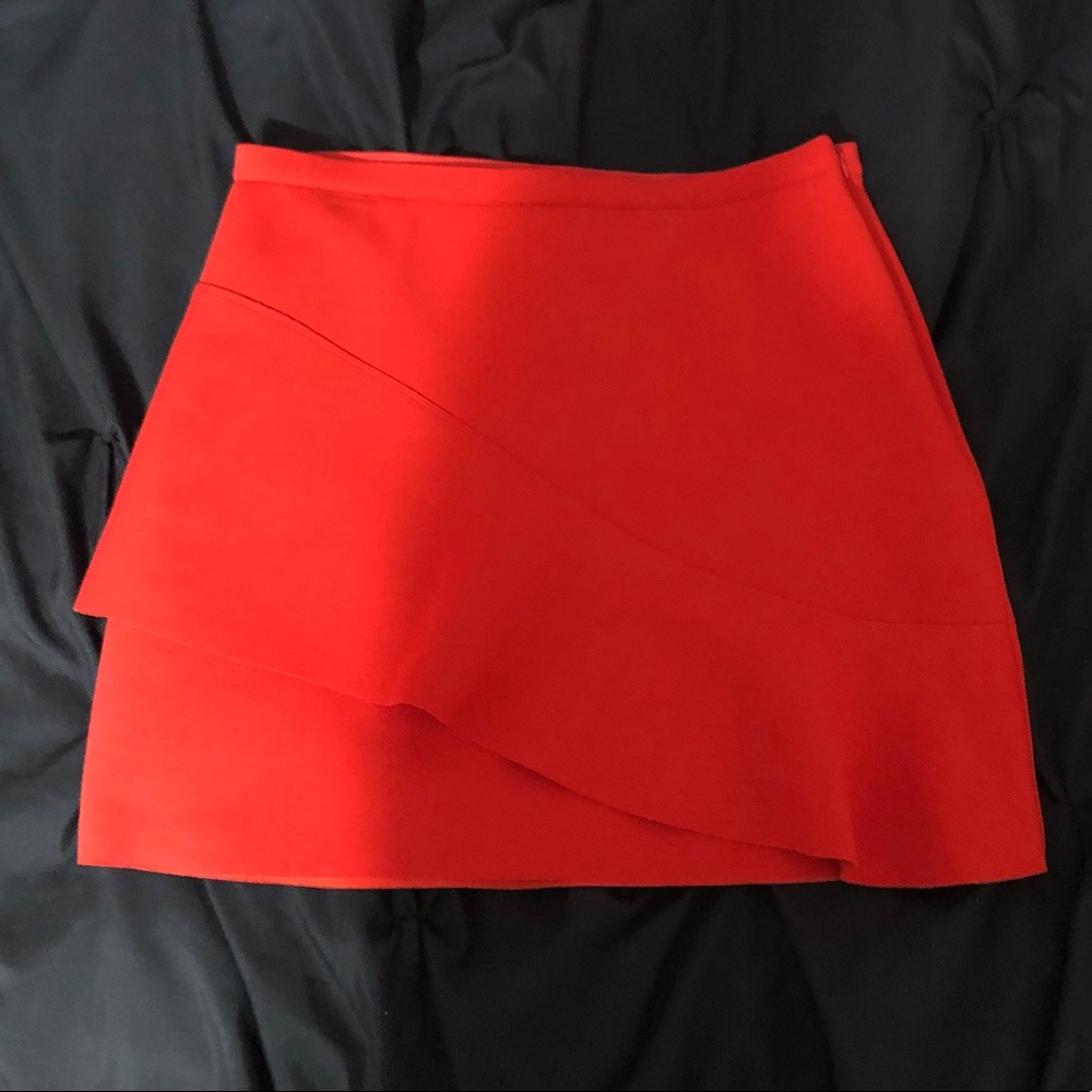 Red topshop skirt